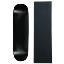 MOOSE Blank SKATEBOARD DECK 8 DPD BLACK Skateboards With Black Diamond Grip