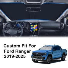 For 2019-2025 Ford Ranger Front Windshield Sun Shade Reflective Heat Block Cover