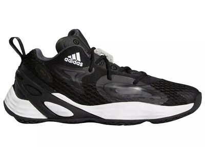 Adidas Exhibit A Low Top Basketball Shoes - Black - Size US 7 - NEW