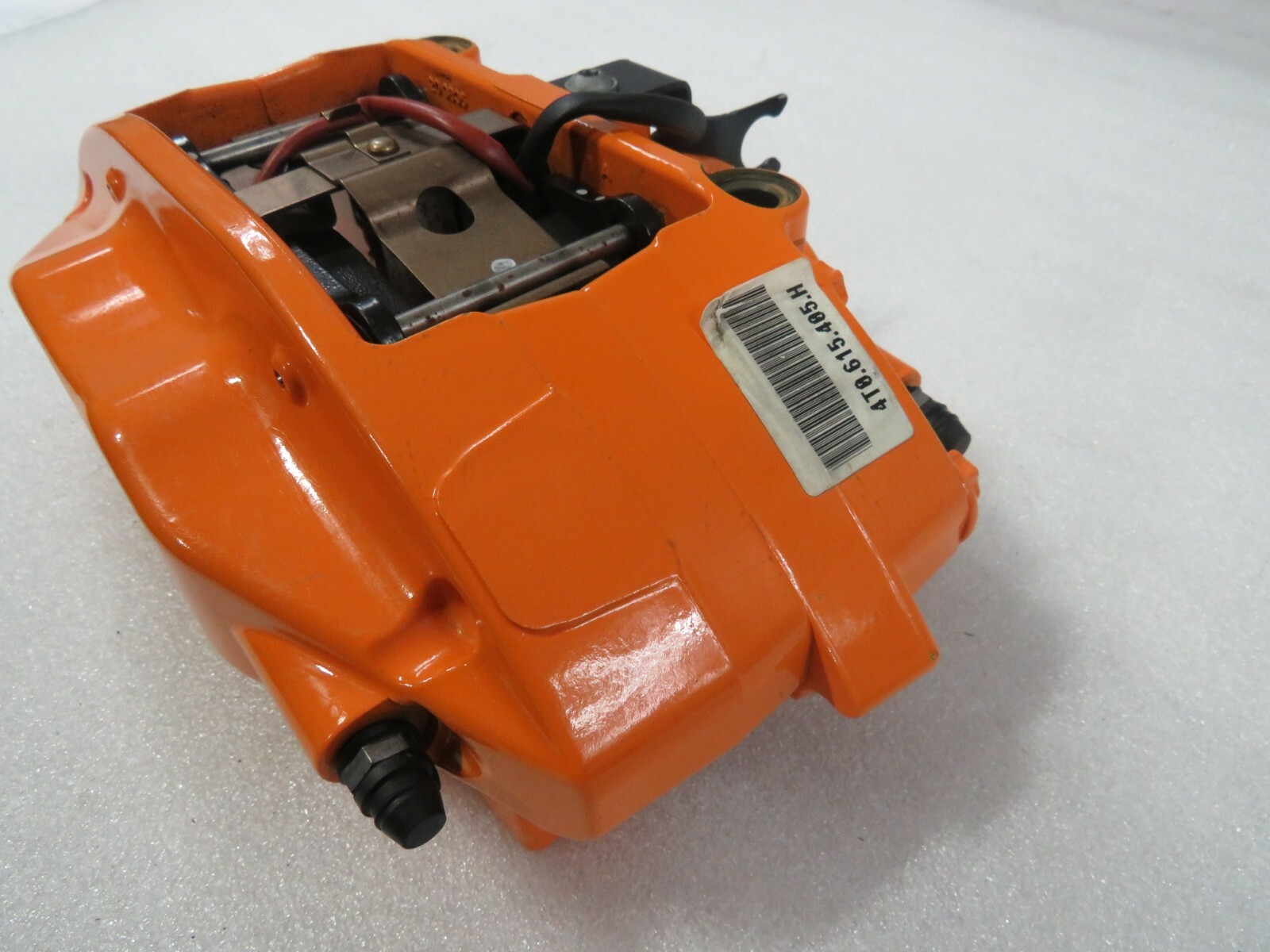 Lamborghini Huracan, LH, Left, Rear Brake Caliper, Orange, Used, P/N 4T0615405H