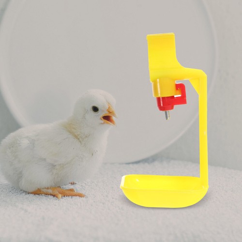 6 Pezzi Irrigatore Pollo Irrigatori Pollame Mangiatoia Ciotola Fontana per Abbeveratoio - Foto 5 di 12