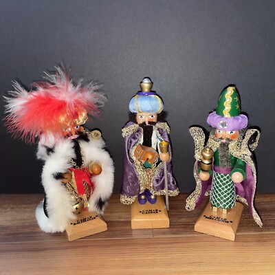 STEINBACH LIMITED EDITION THE TARON COLLECTION 3 WISEMEN SET IN BOX 5½'' #1116