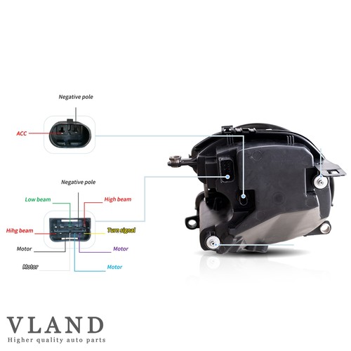 Full LED Headlights For Mini Cooper R55 R56 R57 R58 R59 2007-2013 Dynamic Signal - Bild 9 von 9