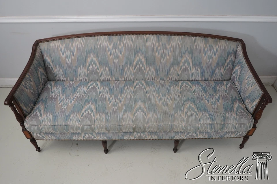 68676: Sofá tapizado estilo Sheraton caoba HICKORY CHAIR CO Foto 3 de 4