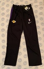 NWT S Team Issued Lakers Nike NBA Warmup Practice Pregame Pants kobe Lebron