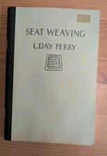 Vintage 1940 Book Seat Weaving Perry Hand Seating Rush Reed Split Spider-Web