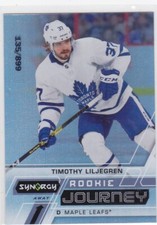 20/21 SYNERGY..TIMOTHY LILJEGREN..ROOKIE JOURNEY../ 899..# RJ-TL..MAPLE LEAFS