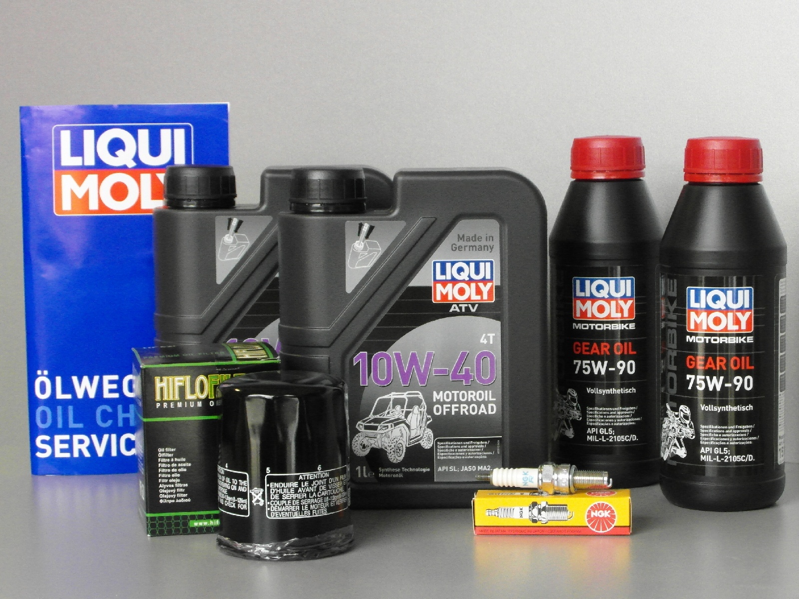 Maintenance - Set Arctic Cat 650 H1, Service Oil Filter Transmission Spark Plug