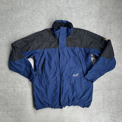 JACK WOLFSKIN Herren GORE-TEX Jacke Gr. L Outdoor Trekking Sportjacke 24002 Blau