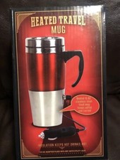 Heated Travel Mug Stainless Steel 12V Coffee Mug Brand New 15 oz