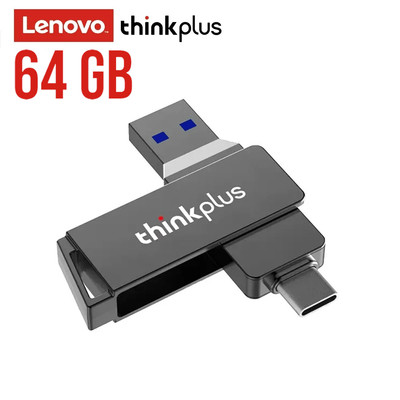 Lenovo 64GB USB 3.2 High-Speed Flash Drive   Original Real Capacity Pen Drive