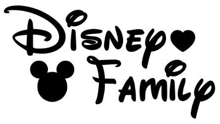 Disney Familie Vinyl Fenster Auto Aufkleber/Aufkleber - Bild 1 von 2