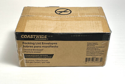Packing List Enclosed Pouches Invoice Label Envelopes 4.5'' x 5.5'' Clear 1000 Pcs