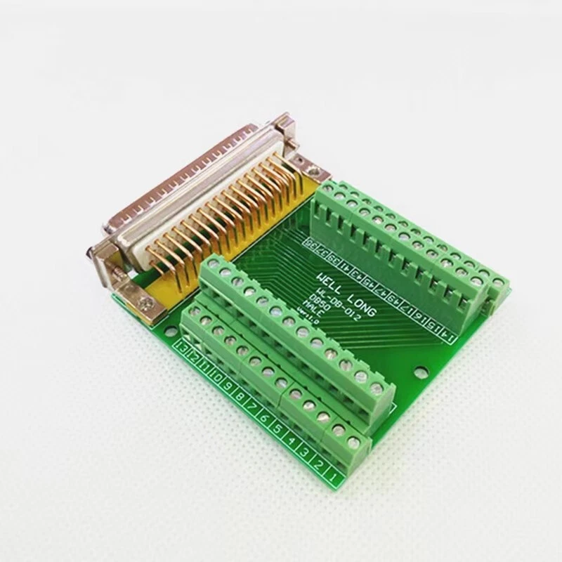DB50 Male Breakout Board D'SUB Header Terminal Block Module - Image 2 of 4