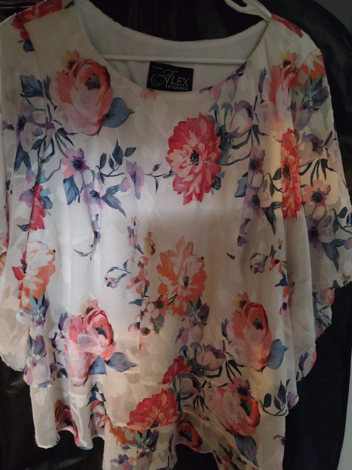 ALEX EVENINGS Women's Size XL & 1X Multicolor Tie… - image 5