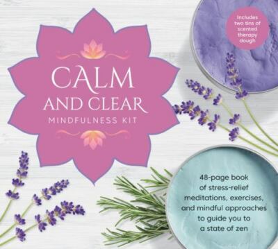 Calm and Clear Mindfulness Kit: 48-page book of stress-relief meditations, exerc