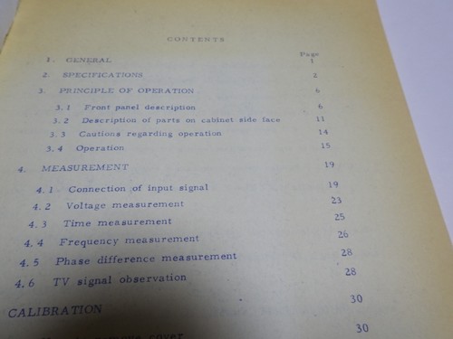 Operation Manual Oscilloscope 5510 - Picture 2 of 5