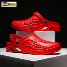 Men's Summer Clogs Sandals EVA Slippers Garden Beach Shoes