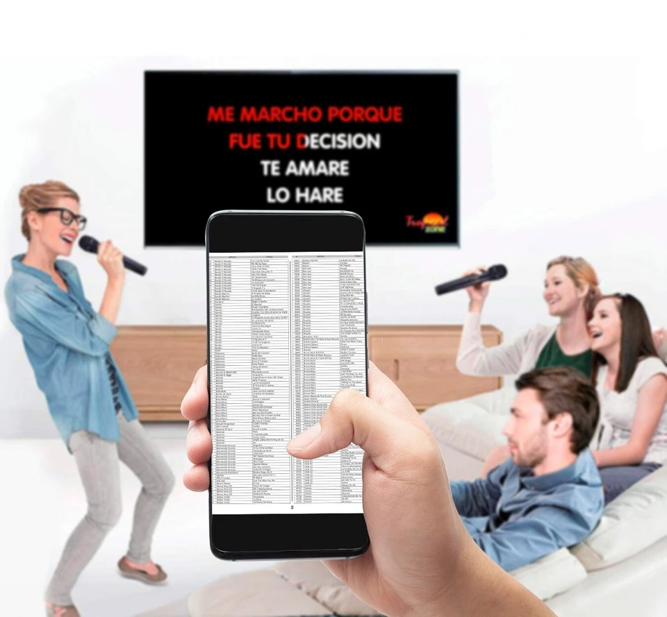 karaoke 45.000 Inglés/Español 4 Computadora PC/Mac Software Profesional, Libro Electrónico Foto 3 de 4