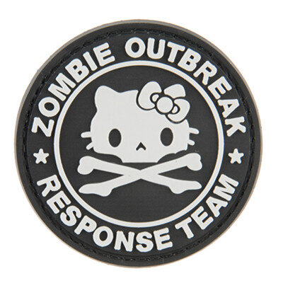 Special Ops Gear Morale Patch PVC Zombie Outbreak Team Kitty SWAT