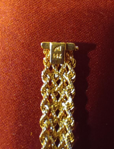 NEW WOMEN'S 14K GENEVE WRIST WATCH 7" APPROX. 10.5 MM BAND WIDTH - Picture 10 of 10