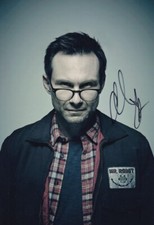 CHRISTIAN SLATER signed Autogramm 20x30cm MR ROBOT in Person autograph COA
