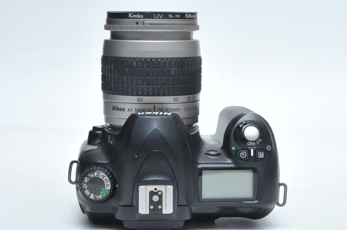 Nikon D50 DX Format DSLR Body With AF 28-80mm Silver Lens Kit | eBay