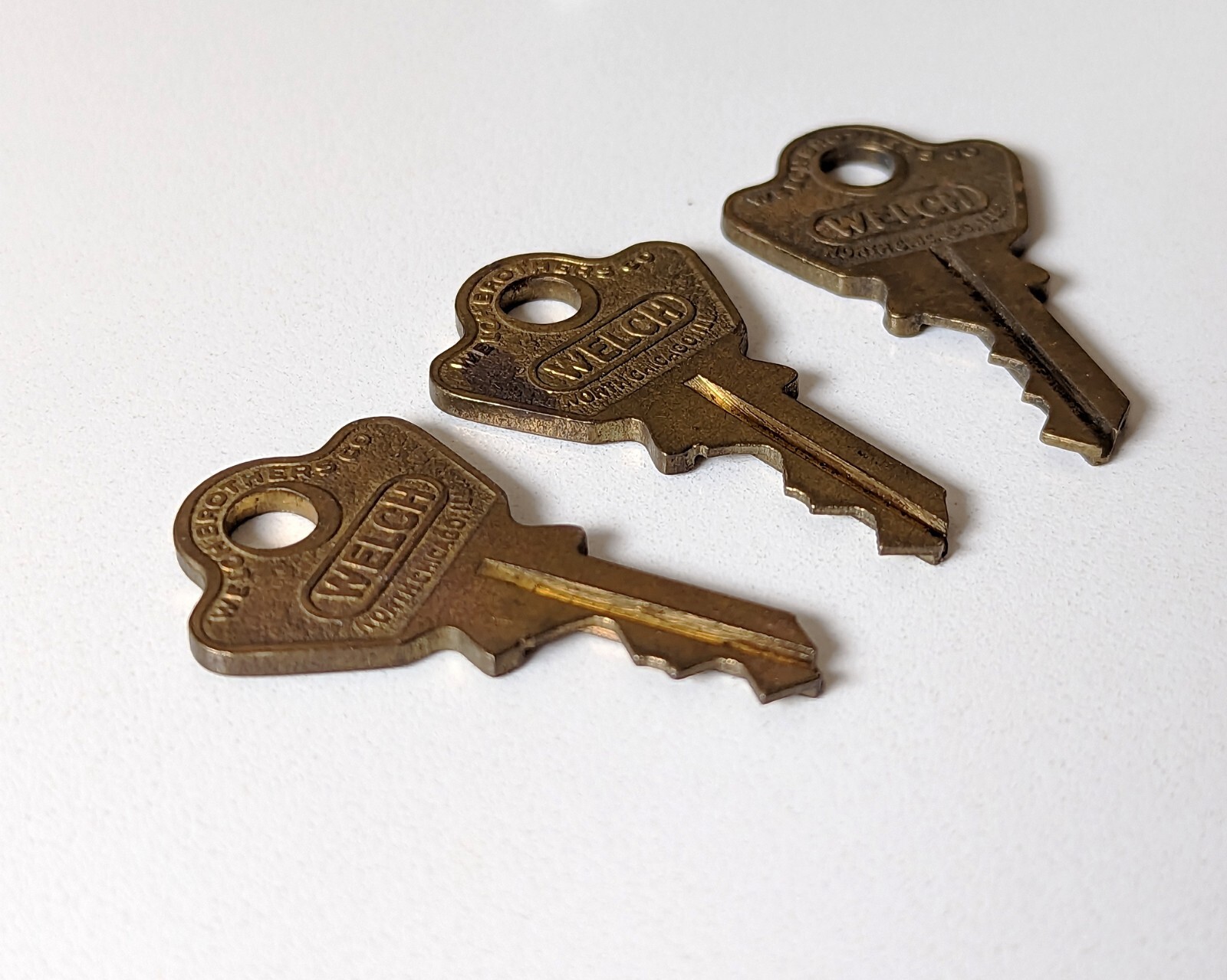 3 Welch Brothers Inc North Chicago Illinois Key eBay