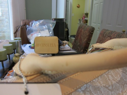 CONSUELA JET SETTER TRAVEL BAG SNAKE PATTERN IN CLAY NEW WITH TAGS 17 1/2" WIDE - Picture 4 of 9