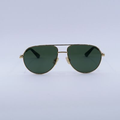 NEW BOTTEGA VENETA BV1302S 003 UNISEX GOLD/GREEN SUNGLASSES AAA09969.jpg main image 3