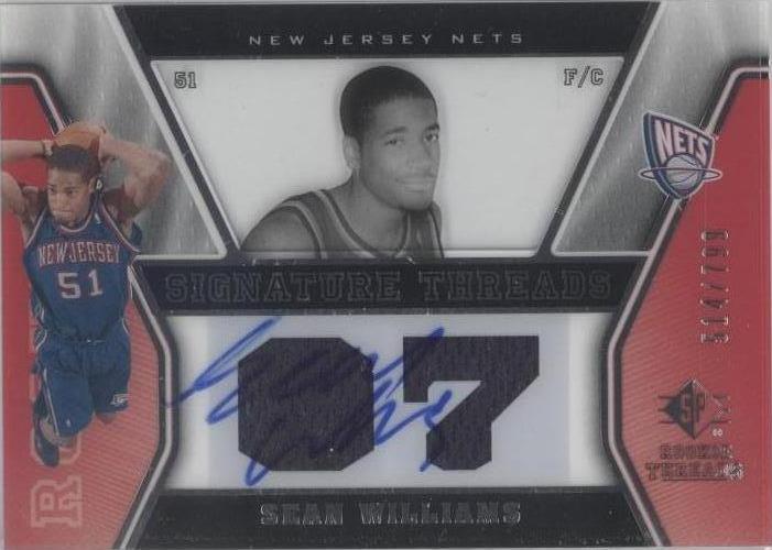 2007-08 SP Rookie Threads - Sean Williams #63 - 1 of 2
