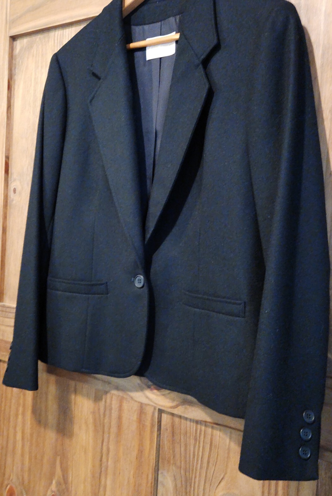 Pendleton Virgin Wool Blazer Black Jacket Womens … - image 5