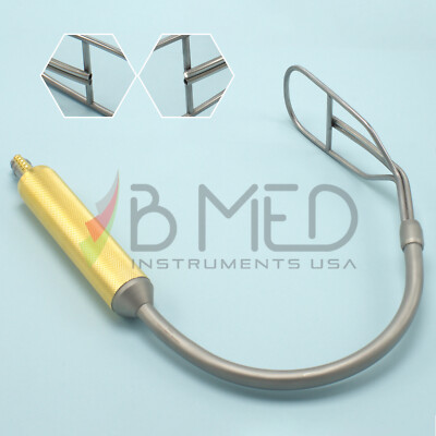 OR Grade Biggs Mammary Retractors 50mm Fiber Optic Breast Reduction Mammoplasty