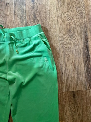 💕 Juicy Coulture Bright Green Size XL Tracksuit Bottom 💕 - Picture 4 of 8