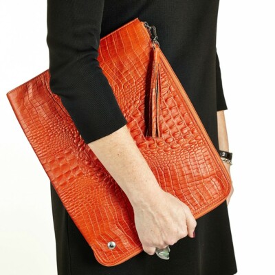 Cartella portadocumenti in pelle A4 Made in Italy \