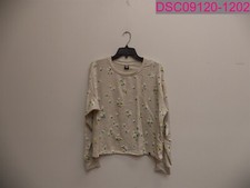 Circle X Women's All Over Floral Sweatshirt Oatmeal Large SY530-402-104A
