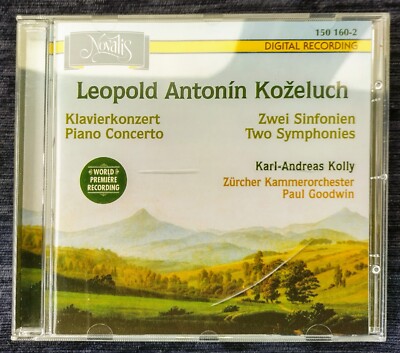 Leopold Kozeluch - 2 Sinfonien + Klavierkonzert (CD 2000) LIKE NEW / EX-NM