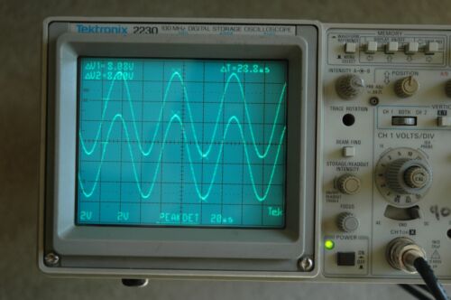 Osciloscopio digital Tektronix 2230 100 MHz, calibrado, dos sondas, cable de alimentación - Imagen 10 de 15