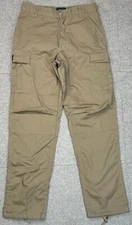 Artform Rothco B.D.U. Men's Brown Adjustable Waist Cargo Pants Size Small