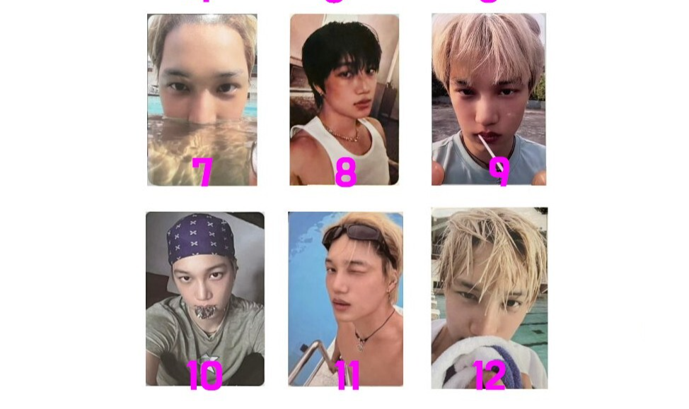 EXO KAI - Album Wait On Me Official Photocard BOOK SLEEVE