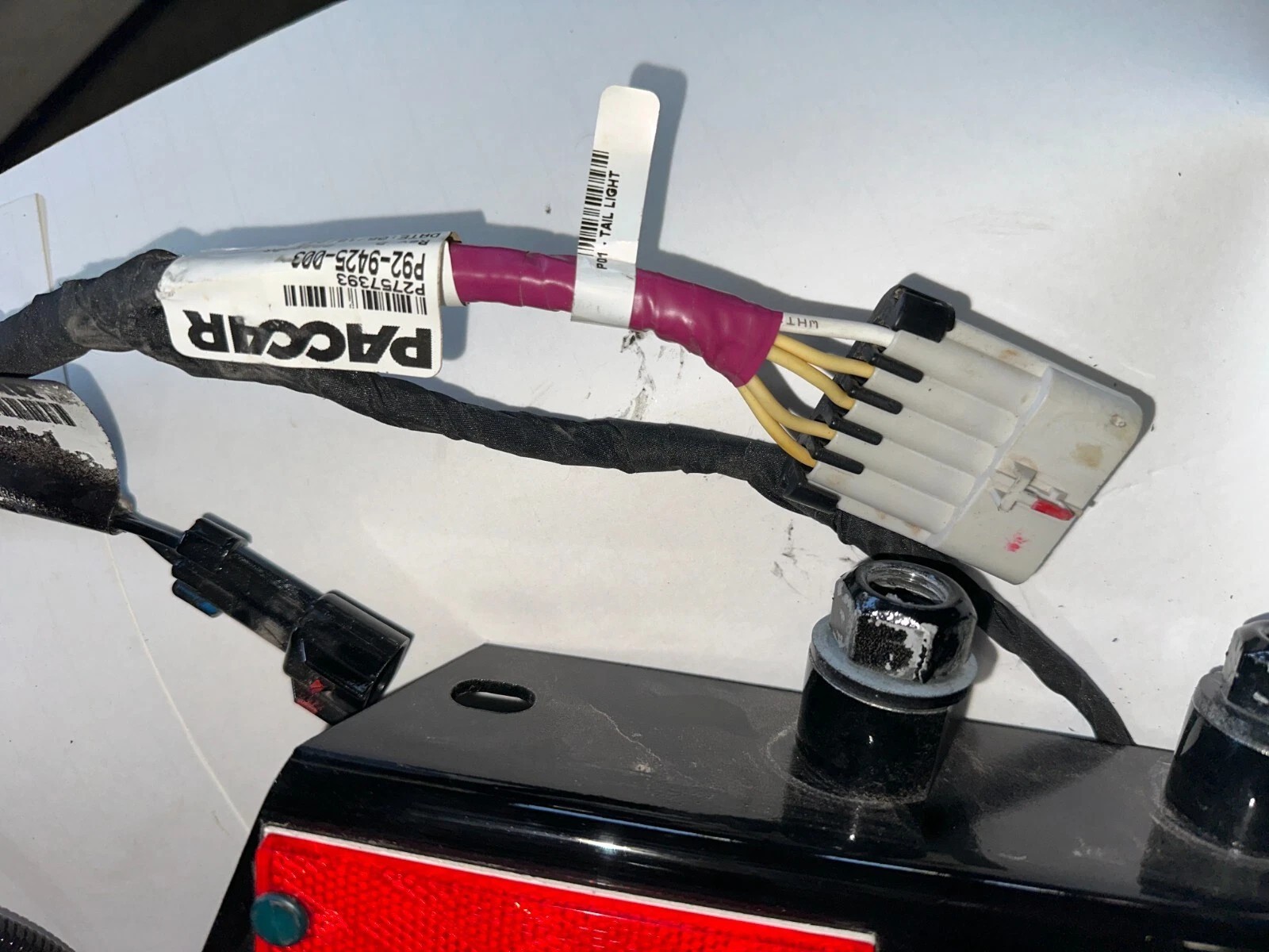 Peterbilt 379 389 LED Tail Lights Paccar Brackets New Take Off & Wiring Harness