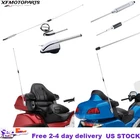 Chrome Antenna has Audio Comfort Fit For Honda Goldwing GL1800 GL1500 01-17 13