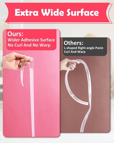 A prueba de bebés, tira protectora de borde transparente, protectores de esquina suaves para niños, B... - Imagen 3 de 8