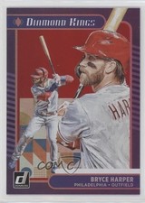 2021 Panini Donruss Diamond Kings Holo Red Bryce Harper #18 09wc