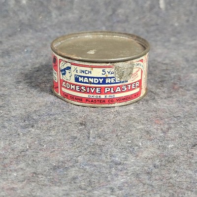 Vintage Tin, Deane Plaster Co. Oxide Zinc Adhesive Plaster  1.25''×2.25'' 