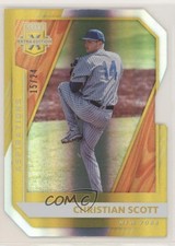 2021 Elite Extra Edition Aspirations Gold Die-Cut 15/24 Christian Scott #142 0b2