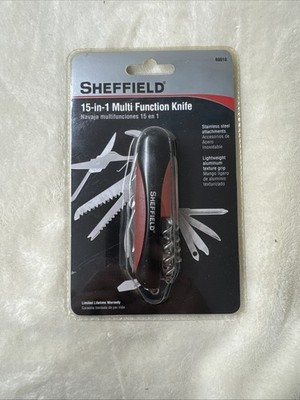 Sheffield 15-in-1 Multi Function Pocket Knife 60010 
