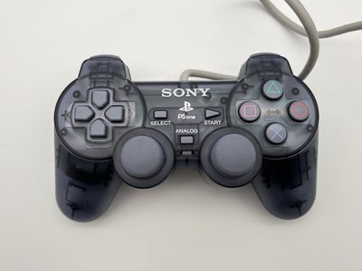 Sony Playstation One | PS1 | PS2 Controller Schwarz / Transparent *SEHR GUT*