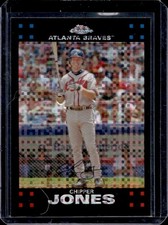 2007 Topps Chrome Chipper Jones X Fractors #46 Braves