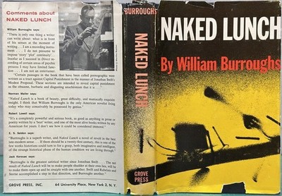 William S Burroughs / DAS NACKTE MITTAGESSEN 1. Auflage 1962 Amerikanische Literatur
